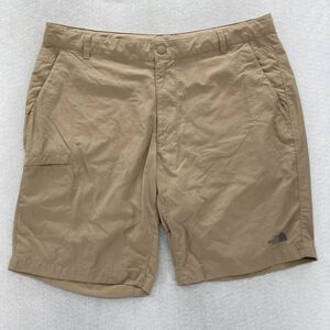 The North Face Cargo Shorts Mens 38 Regular Fit Beige Ripstop Workwear Hiking